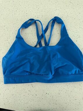 Lululemon Blue Strappy Sports Bra - Women Intimates & Sleepwear